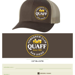 Embroidered Hat – NEW logo (offset)