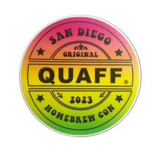 QUAFF Sticker – 80s Mr Zogs 3″ Round